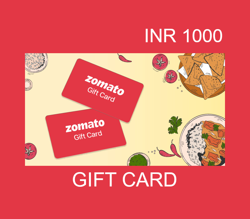 Zomato Gift Card IN 1000 INR
