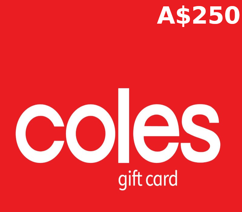 Coles Gift Card AU 250 AUD