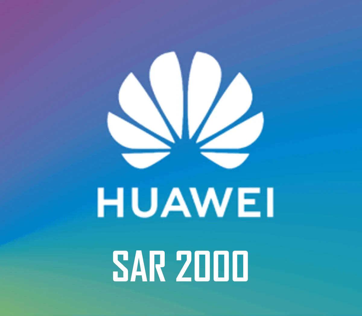 Huawei AppGallery 2000 SAR