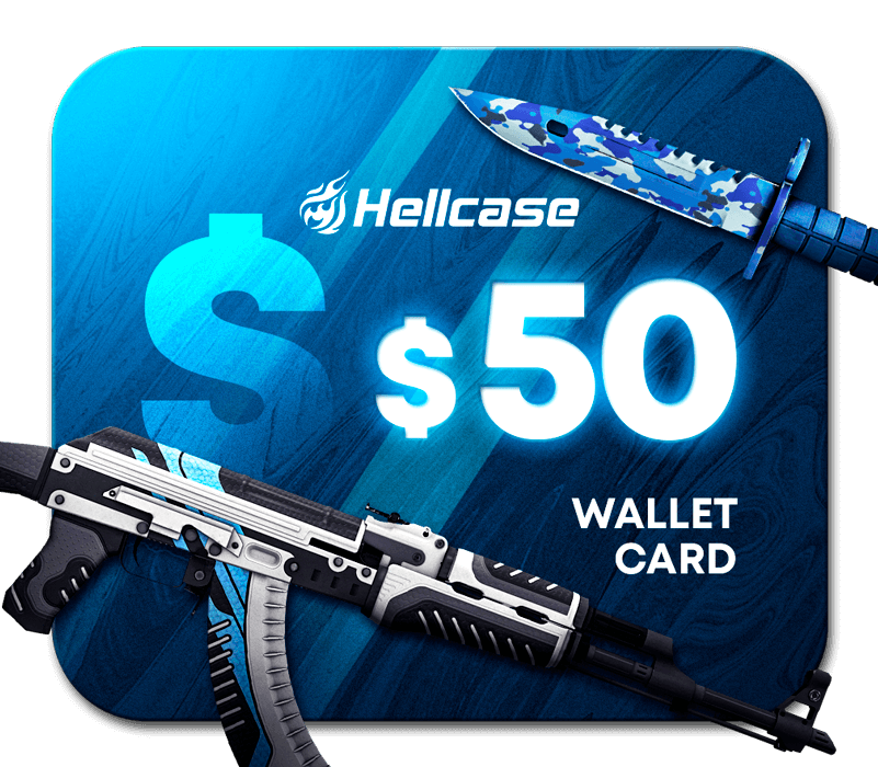 Hellcase.com Gift Card 50 USD