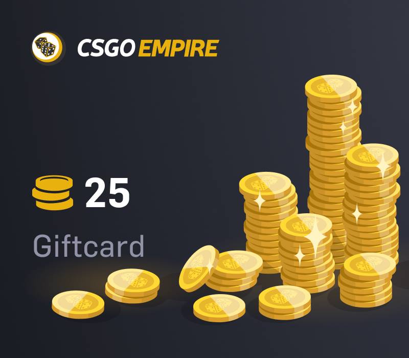 CSGOEmpire Gift Card Rest of the world (RoW) 25 Coin