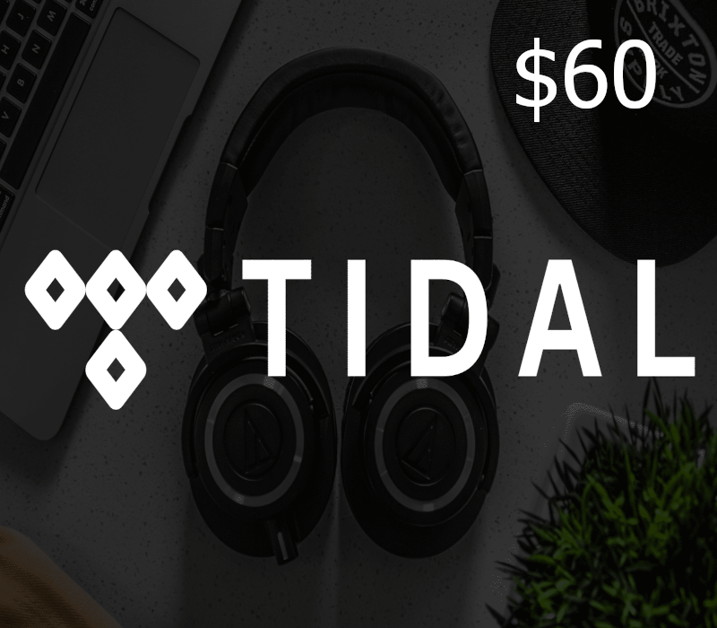 TIDAL Gift Card US 20 USD