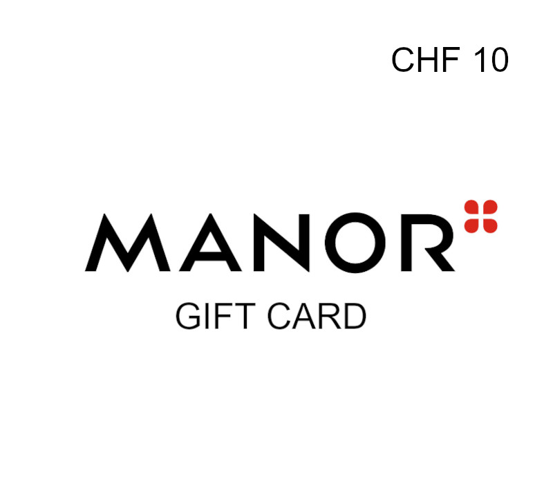 Manor Gift Card Switzerland 10 CHF