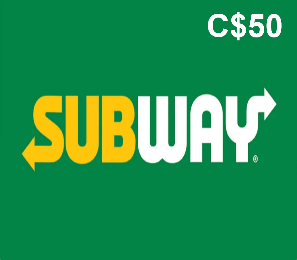 Subway Gift Card US 20 USD