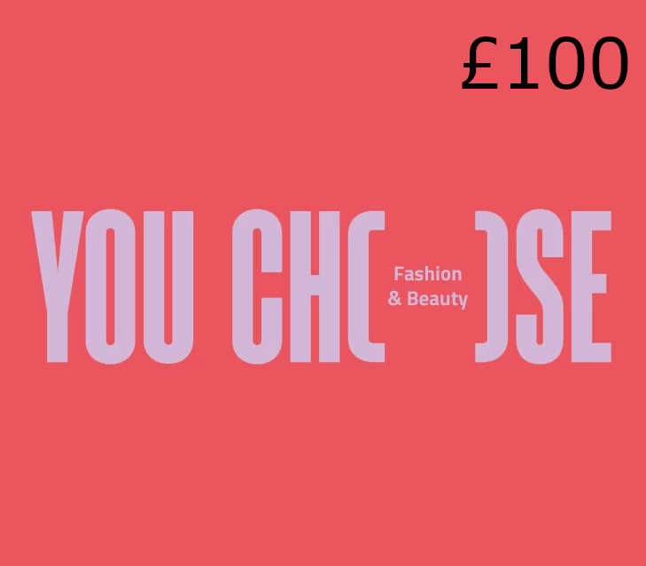 YouChoose Fashion & Beauty Digital Gift Card United Kingdom 100 GBP