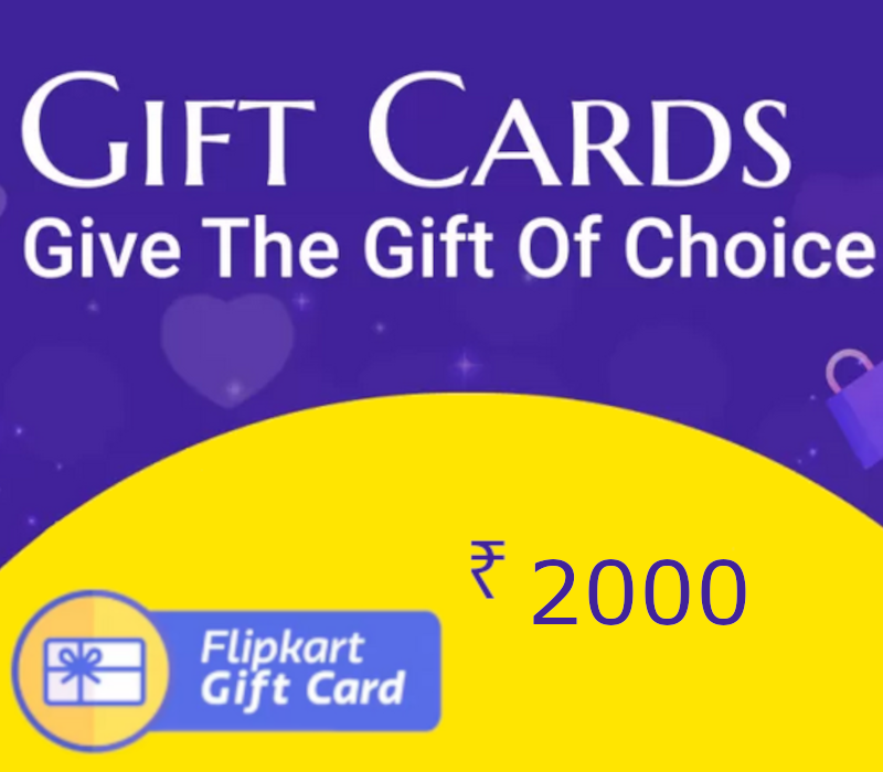 Flipkart Gift Card IN 2000 INR