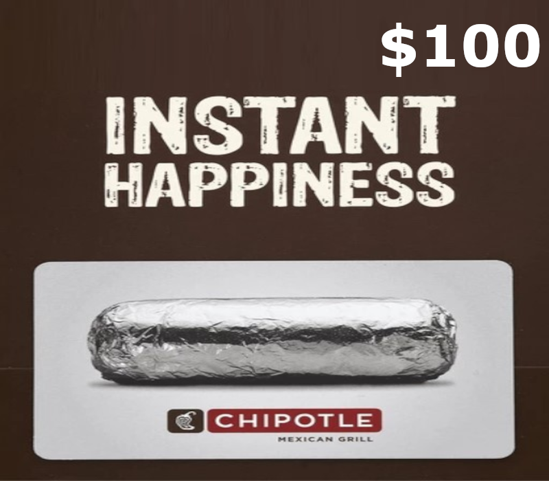 Chipotle Gift Card US 100 USD