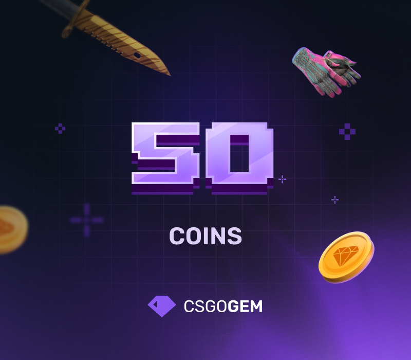 CSGOGem Gift Card 50 Coins