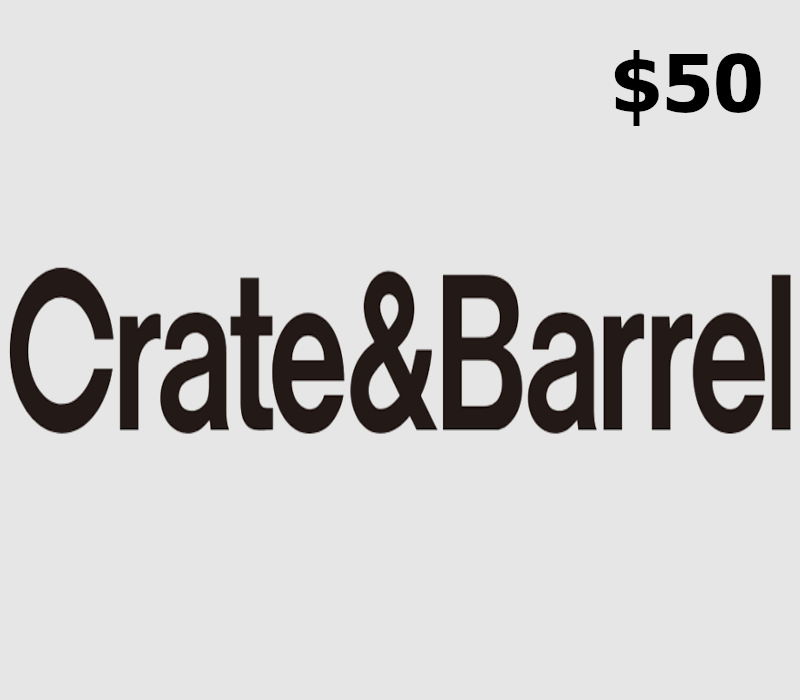 Crate and Barrel Gift Card United States 50 USD